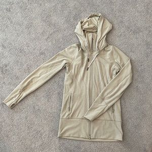 Lululemon size 4, oatmeal full zip jacket